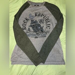 Mens Medium Rock & Republic Long Sleeve Shirt
